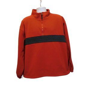 Men's Sonoma Sport Sweater 1/4 Zip Sz. XL RN# 73277 Red/Gray